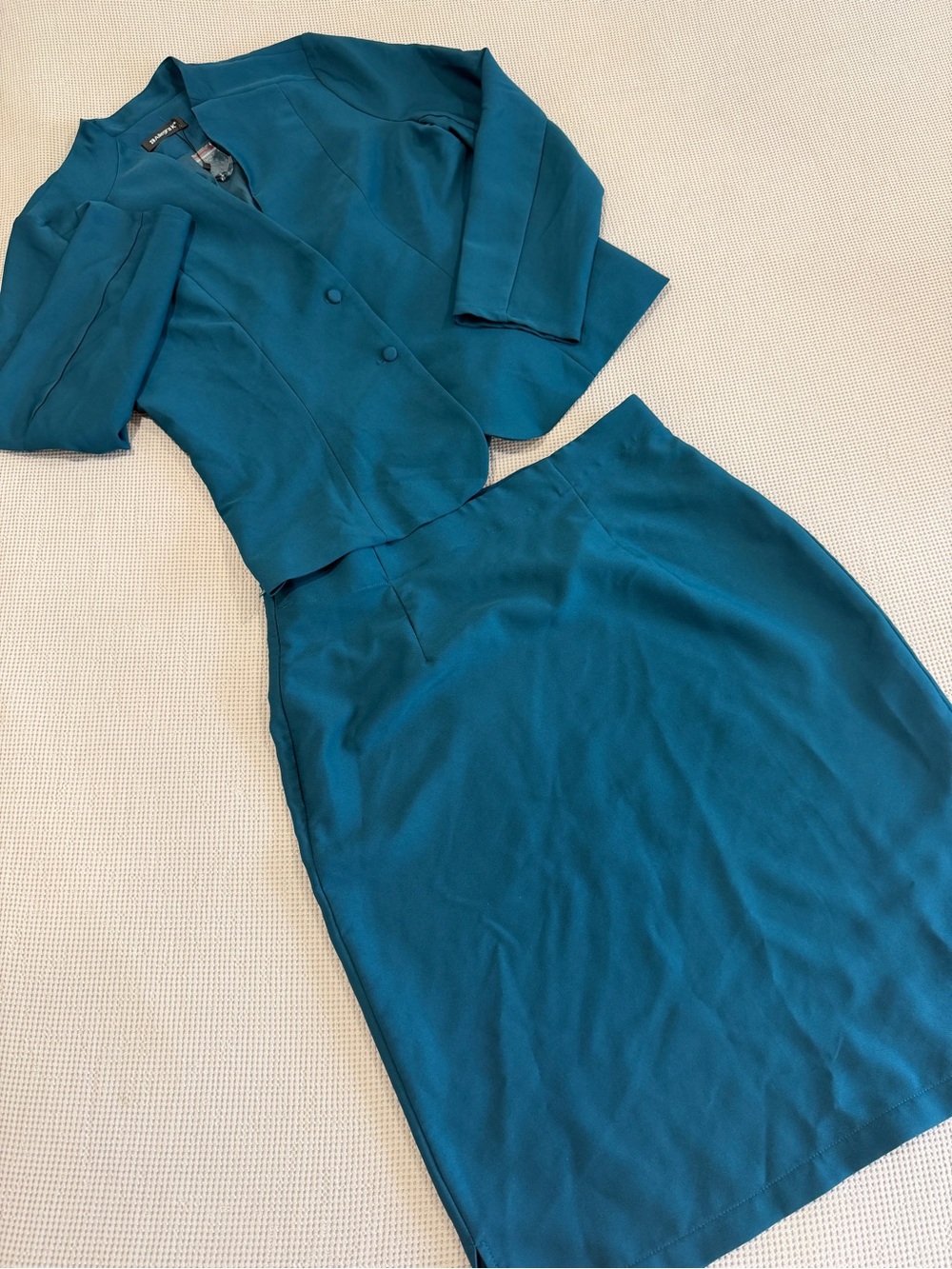 Alegria Teal Pencil Skirt